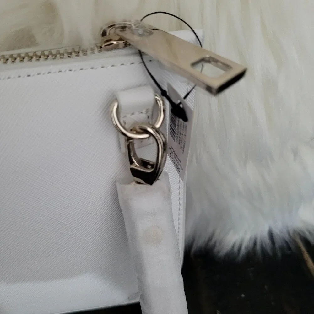 White House Black Market Clutch New Elegant Black & White Evening Handbag - Picture 4 of 4